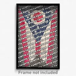 Fayette Ohio Poster (OH City Souvenir 11x17 Town Print)