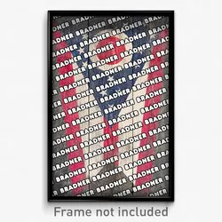 Bradner Ohio Poster (OH City Souvenir 11x17 Town Print)