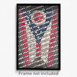 Leavittsburg Ohio Poster (OH City Souvenir 11x17 Town Print)