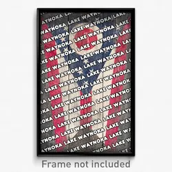 Lake Waynoka Ohio Poster (OH City Souvenir 11x17 Town Print)