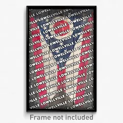 Lowellville Ohio Poster (OH City Souvenir 11x17 Town Print)
