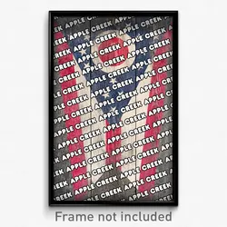 Apple Creek Ohio Poster (OH City Souvenir 11x17 Town Print)