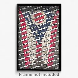 Kidron Ohio Poster (OH City Souvenir 11x17 Town Print)