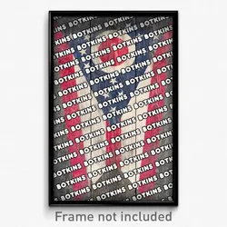 Botkins Ohio Poster (OH City Souvenir 11x17 Town Print)