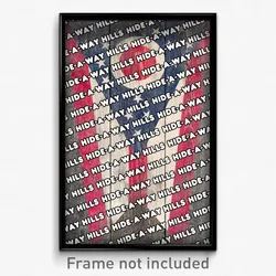 Hide-A-Way Hills Ohio Poster (OH City Souvenir 11x17 Town Print)