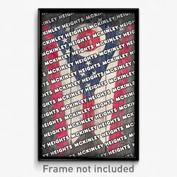 McKinley Heights Ohio Poster (OH City Souvenir 11x17 Town Print)
