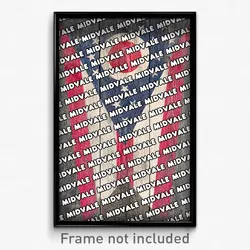 Midvale Ohio Poster (OH City Souvenir 11x17 Town Print)