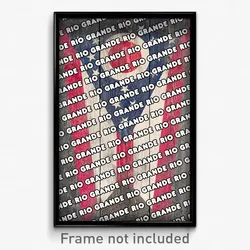 Rio Grande Ohio Poster (OH City Souvenir 11x17 Town Print)