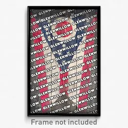 Glenwillow Ohio Poster (OH City Souvenir 11x17 Town Print)