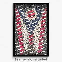 Milford Center Ohio Poster (OH City Souvenir 11x17 Town Print)