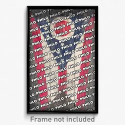 Philo Ohio Poster (OH City Souvenir 11x17 Town Print)