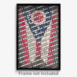 Amanda Ohio Poster (OH City Souvenir 11x17 Town Print)