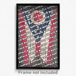 Buffalo Ohio Poster (OH City Souvenir 11x17 Town Print)