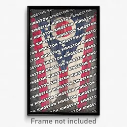 Kingston Ohio Poster (OH City Souvenir 11x17 Town Print)