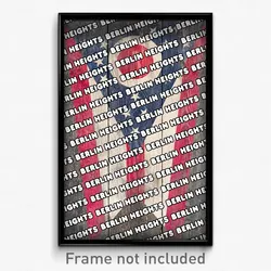 Berlin Heights Ohio Poster (OH City Souvenir 11x17 Town Print)