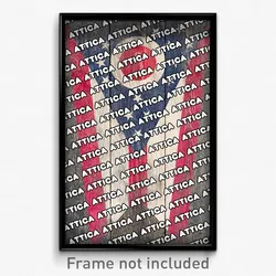 Attica Ohio Poster (OH City Souvenir 11x17 Town Print)