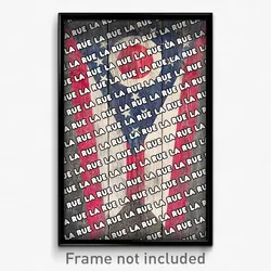 La Rue Ohio Poster (OH City Souvenir 11x17 Town Print)
