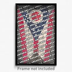 Arcadia Ohio Poster (OH City Souvenir 11x17 Town Print)