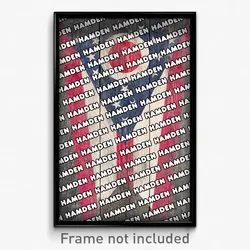 Hamden Ohio Poster (OH City Souvenir 11x17 Town Print)