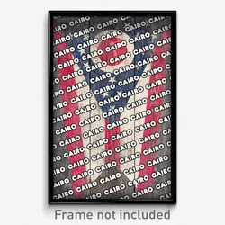 Cairo Ohio Poster (OH City Souvenir 11x17 Town Print)