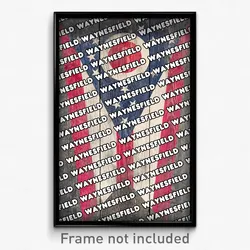 Waynesfield Ohio Poster (OH City Souvenir 11x17 Town Print)