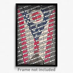 Westminster Ohio Poster (OH City Souvenir 11x17 Town Print)