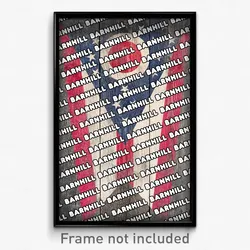 Barnhill Ohio Poster (OH City Souvenir 11x17 Town Print)