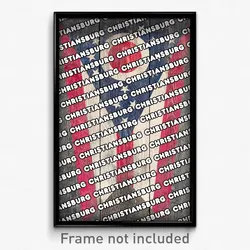 Christiansburg Ohio Poster (OH City Souvenir 11x17 Town Print)