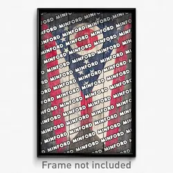 Minford Ohio Poster (OH City Souvenir 11x17 Town Print)