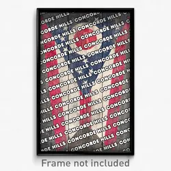 Concorde Hills Ohio Poster (OH City Souvenir 11x17 Town Print)