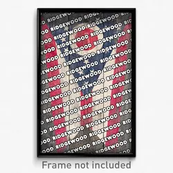 Ridgewood Ohio Poster (OH City Souvenir 11x17 Town Print)