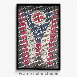 Proctorville Ohio Poster (OH City Souvenir 11x17 Town Print)