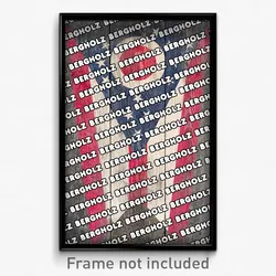 Bergholz Ohio Poster (OH City Souvenir 11x17 Town Print)