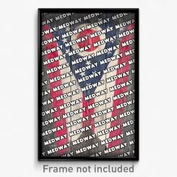 Medway Ohio Poster (OH City Souvenir 11x17 Town Print)