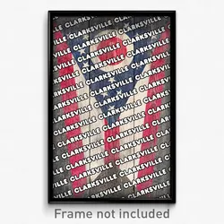 Clarksville Ohio Poster (OH City Souvenir 11x17 Town Print)