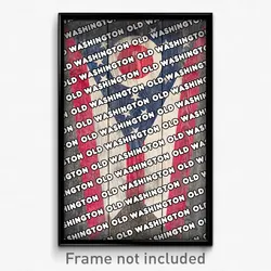 Old Washington Ohio Poster (OH City Souvenir 11x17 Town Print)
