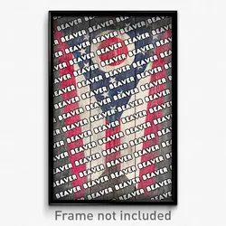 Beaver Ohio Poster (OH City Souvenir 11x17 Town Print)