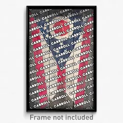 Carroll Ohio Poster (OH City Souvenir 11x17 Town Print)