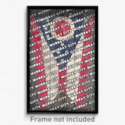 Murray City Ohio Poster (OH City Souvenir 11x17 Town Print)