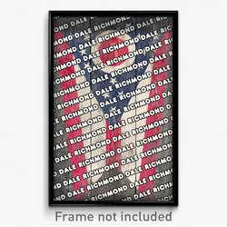 Richmond Dale Ohio Poster (OH City Souvenir 11x17 Town Print)