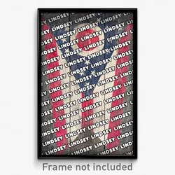 Lindsey Ohio Poster (OH City Souvenir 11x17 Town Print)