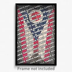 Sardis Ohio Poster (OH City Souvenir 11x17 Town Print)