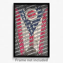 St. Louisville Ohio Poster (OH City Souvenir 11x17 Town Print)
