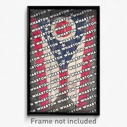 Wharton Ohio Poster (OH City Souvenir 11x17 Town Print)