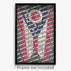 Mount Cory Ohio Poster (OH City Souvenir 11x17 Town Print)