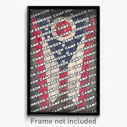 Camp Dennison Ohio Poster (OH City Souvenir 11x17 Town Print)