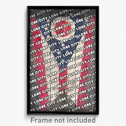 Lore City Ohio Poster (OH City Souvenir 11x17 Town Print)
