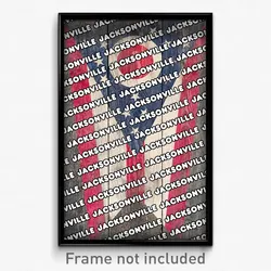 Jacksonville Ohio Poster (OH City Souvenir 11x17 Town Print)