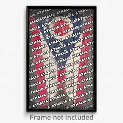 Athalia Ohio Poster (OH City Souvenir 11x17 Town Print)