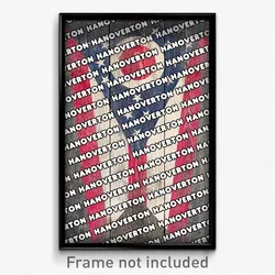 Hanoverton Ohio Poster (OH City Souvenir 11x17 Town Print)
